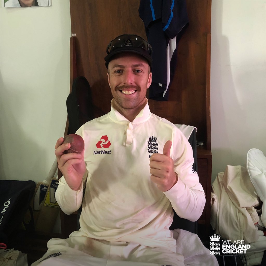 SomersetCCC's tweet photo. 🌰 Opens the batting 
🌰 Opens the bowling 
🌰 1st Test 5️⃣ wicket haul 
🌰 Helps England to series win
🌰 Best bowling average in series 
🌰 13 wickets @ 19.5 

Our very own MJ Leach 🤗

#WeAreSomerset https://t.co/UAGjVhh7CZ