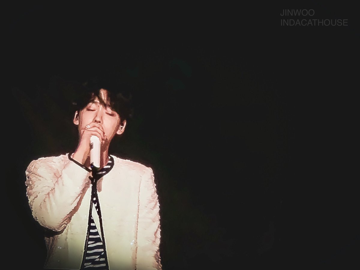 hyonmymind's tweet photo. When the angel sings, all you have to do is listen. #EVERYWHERETOURinJKT #EVERYWHEREinJKT #KimJinwoo #Jinwoo #JINU https://t.co/e9S0WwZXJG