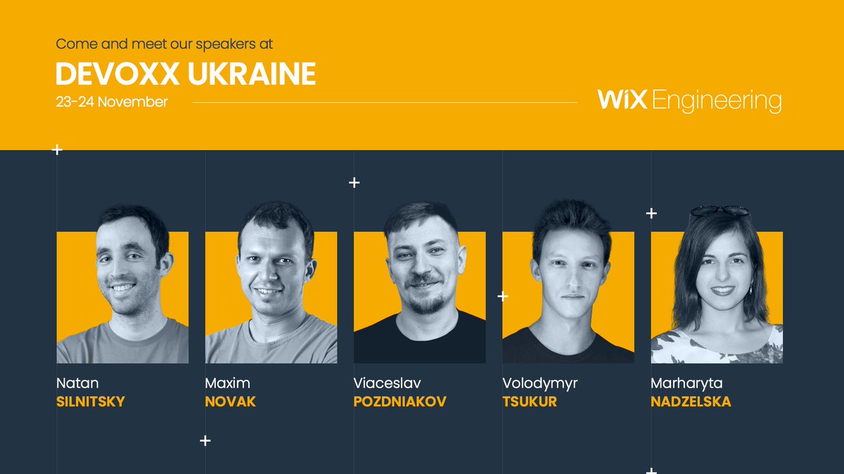 WixEng's tweet photo. Building #microservices with Kotlin and gRPC, a better approach for testing microservices, our (successful) migration to Bazel, and more...
Do not miss our @Devoxx UK 2018 speakers:
@flushdia, @jMargaritaN, @NSilnitsky Viačeslav Pozdniakov and @maximnovak!
#Devoxx #devoxx2018 https://t.co/WhYM5w9M3M