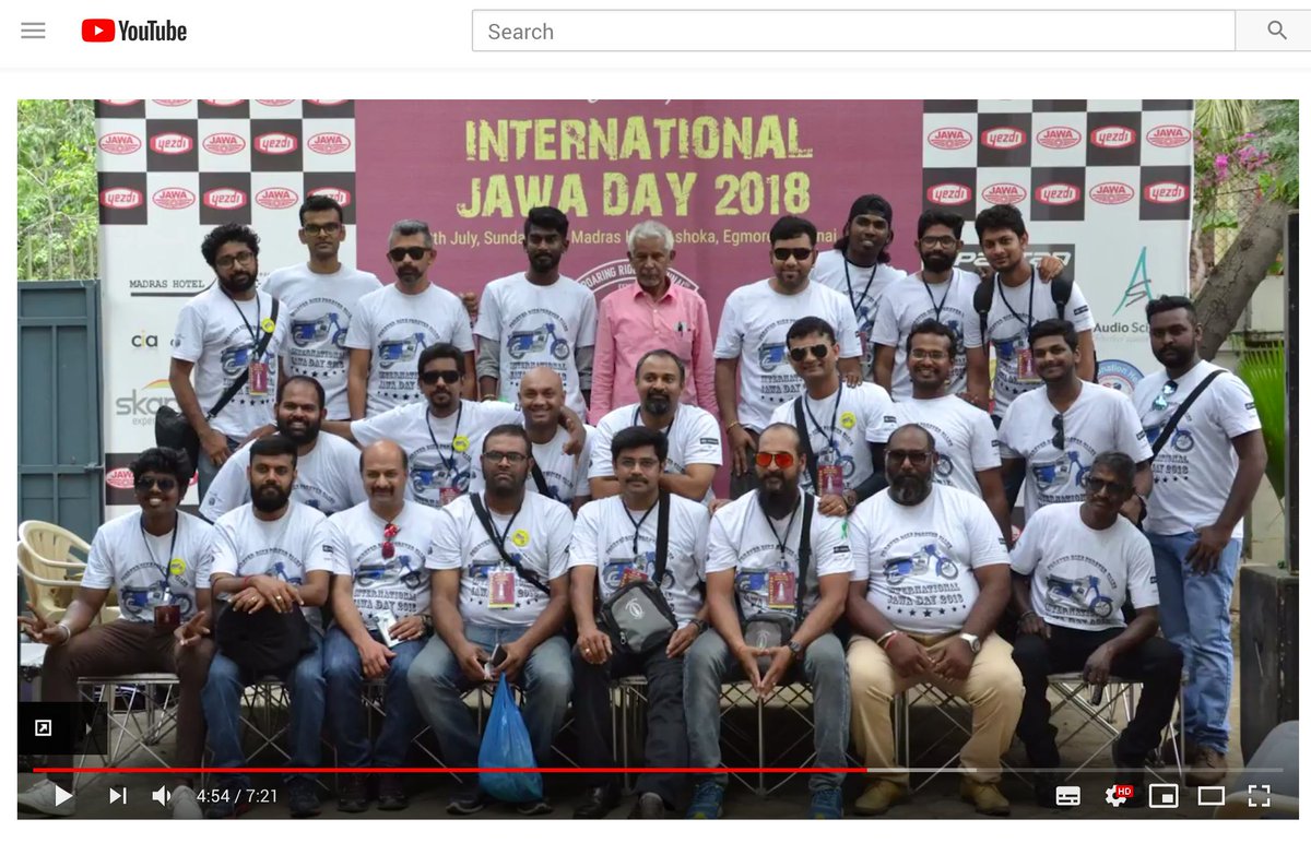 @srinikasyap @anandmahindra @reach_anupam @jawamotorcycles @roaringriders @vikee007 @vajaysrinivas @yezdiman youtube.com/watch?v=Tzqn7p…
Luv2c #JAWA and @roaringriders #Jawaday 2018 pic part of the  @Jawamotorcycle video   #motto #RoadSafetyforall #wearhelmet