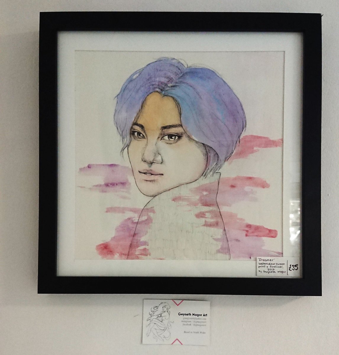 _geeforreal's tweet photo. here's some of my work on display in @timeforteas, my family's cafe! https://t.co/WpIKgMZgfu