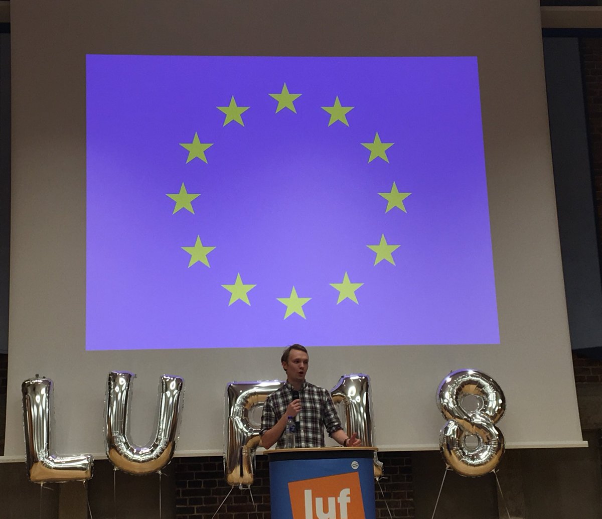 LUFSthlm's tweet photo. Titta! Vi har en kandidat till EU-parlamentet 😍
#luf18 #rehnbergtillEU https://t.co/eppkM71TC8