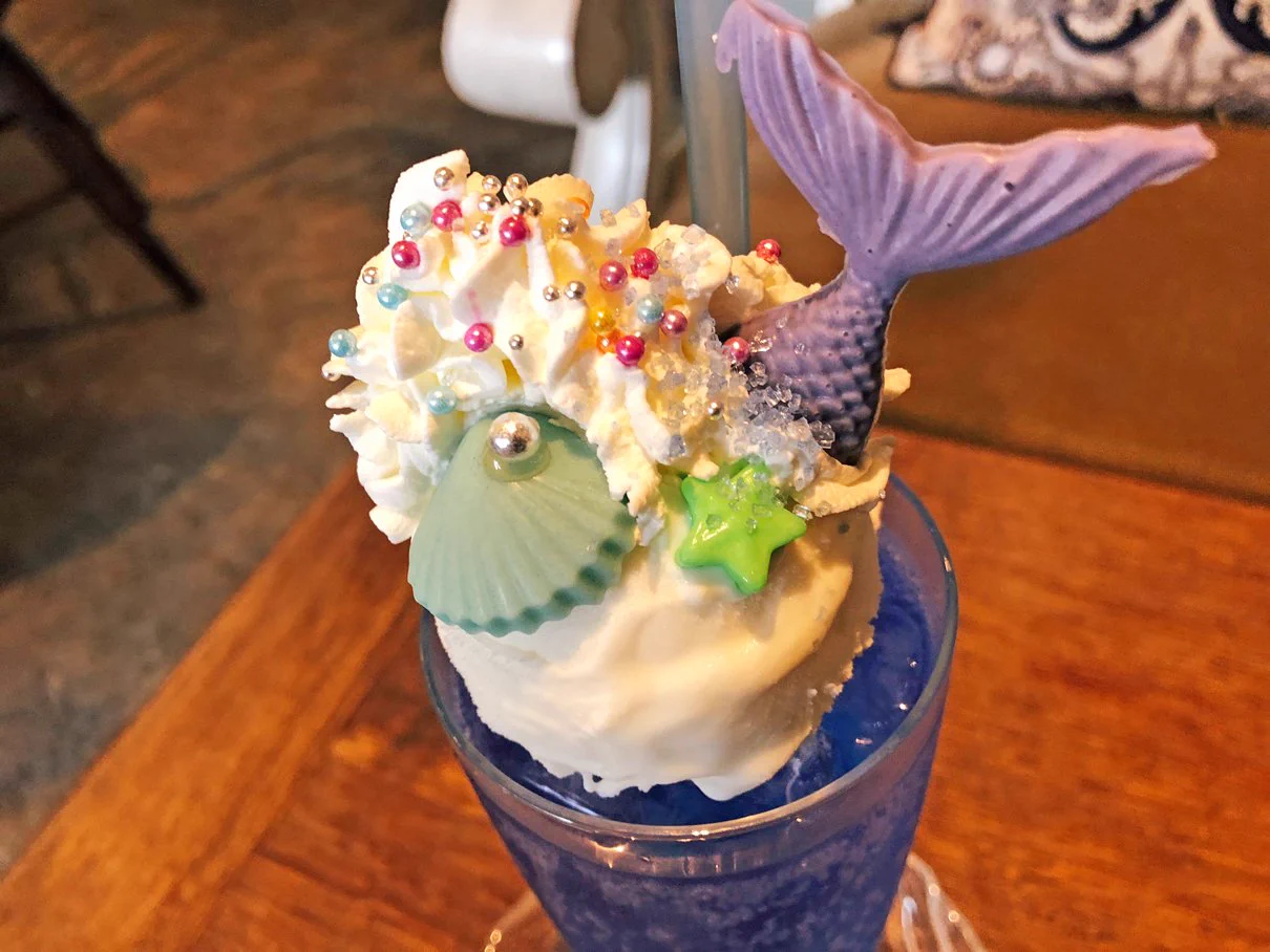 のどごしスッキリのソーダ！『マーメイドラグーンフロート』飲んでみたい！