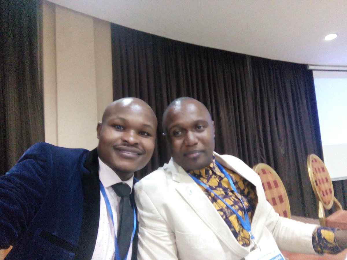 DrLubegaRobert's tweet photo. With my big brother, mentor and friend Dr. @ekwaroobuku at the Grand Doctors Conference yesterday.
In a special way, I thank you and the entire NEC for organising such an awesome #GDC2018
@TheUMAofficial
@MBUMSA_official https://t.co/aMK04BlU0r