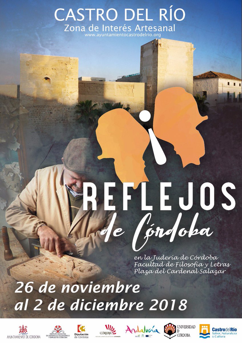 Protagonista durante cuatro días @ACastrodelRio en el centro del debate turístico con un nuevo Plan estratégico , ven a <a href="/Reflejos2018/">Reflejos de Córdoba</a> el jueves 29 a la 19,00 <a href="/CastroRDigital/">Castro Río Digital</a> <a href="/imdeec/">Imdeec</a> <a href="/OndaCeroCordoba/">Onda Cero Córdoba</a> <a href="/CordobaCMundo/">Córdoba Ciudad Mundo</a> <a href="/CordobaESP/">Turismo de Córdoba</a> <a href="/AndaluciaJunta/">Junta de Andalucía</a> <a href="/TurismoAndaluz/">Turismo Andalucía</a> <a href="/jlcaravaca/">Hojaldres Caravaca</a>