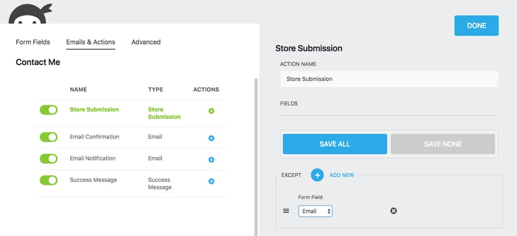 NinjaForms's tweet image. "We’ve taken the extra step already to ensure that all form submission data is included when the request is processed for registered users." goo.gl/RrQjSm #GDPR #WordPress