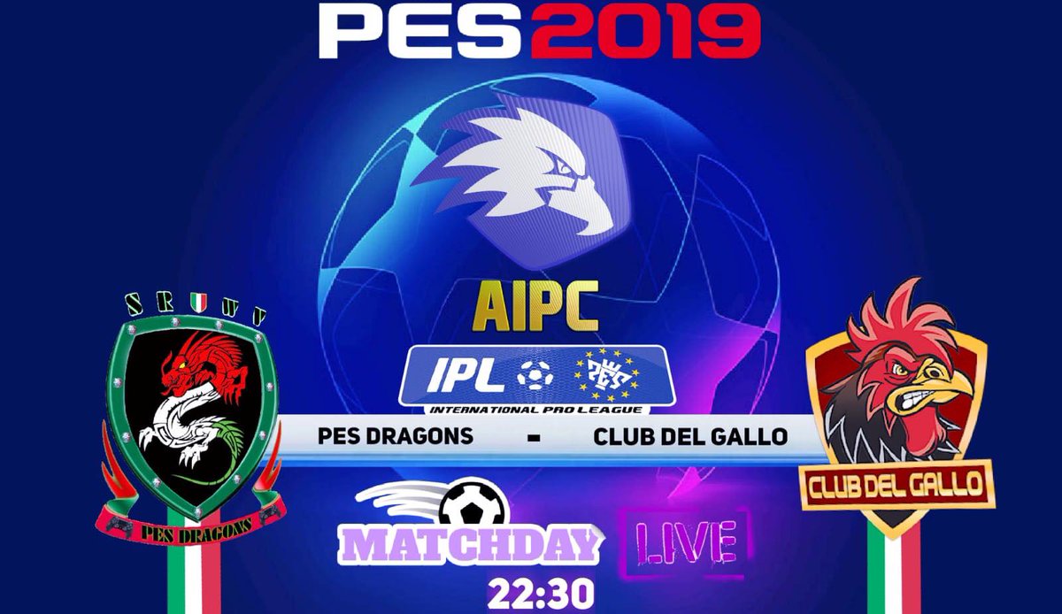 IplPes's tweet photo. Il matchday della 5 giornata vedrà protagonisti i nuovi arrivati dei #PesDragons VS i veterani del #ClubdelGallo ! Potrete seguire la diretta in live della partita su questi link !

https://t.co/Bquma2LVMe

https://t.co/HdLDzCrRvB

#apic
#internationalproleague
@Konami https://t.co/fEZxGRwCO9