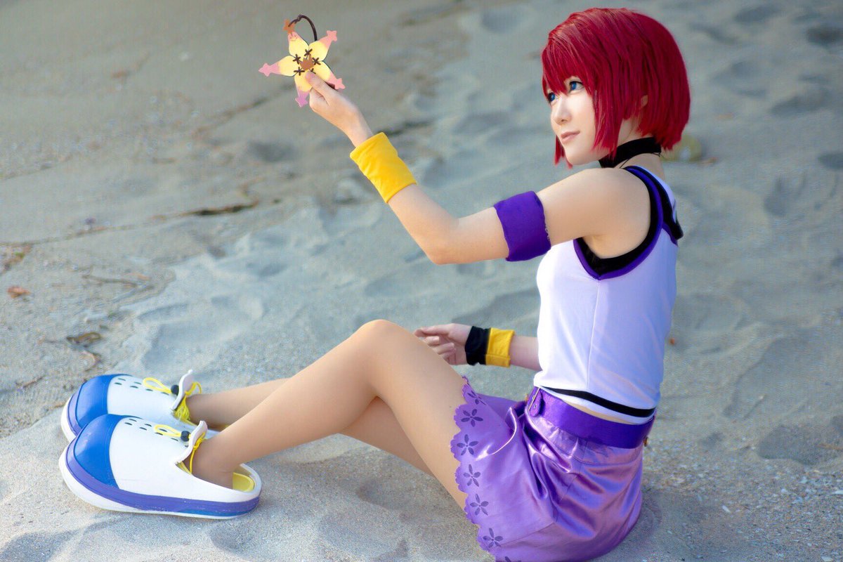 KINGDOM HEARTS)*cosplay 海 の 向 こ う.行 け る と い い ね ソ ラ-ズ シ. 