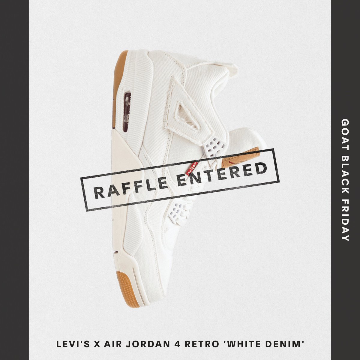 OG_HALFCAST1's tweet photo. Enter the #GOATBlackFriday Raffle for your chance to win the most coveted sneakers and other prizes. @goatapp https://t.co/Uzy4BlL9Rx https://t.co/ggZupK9Hf0