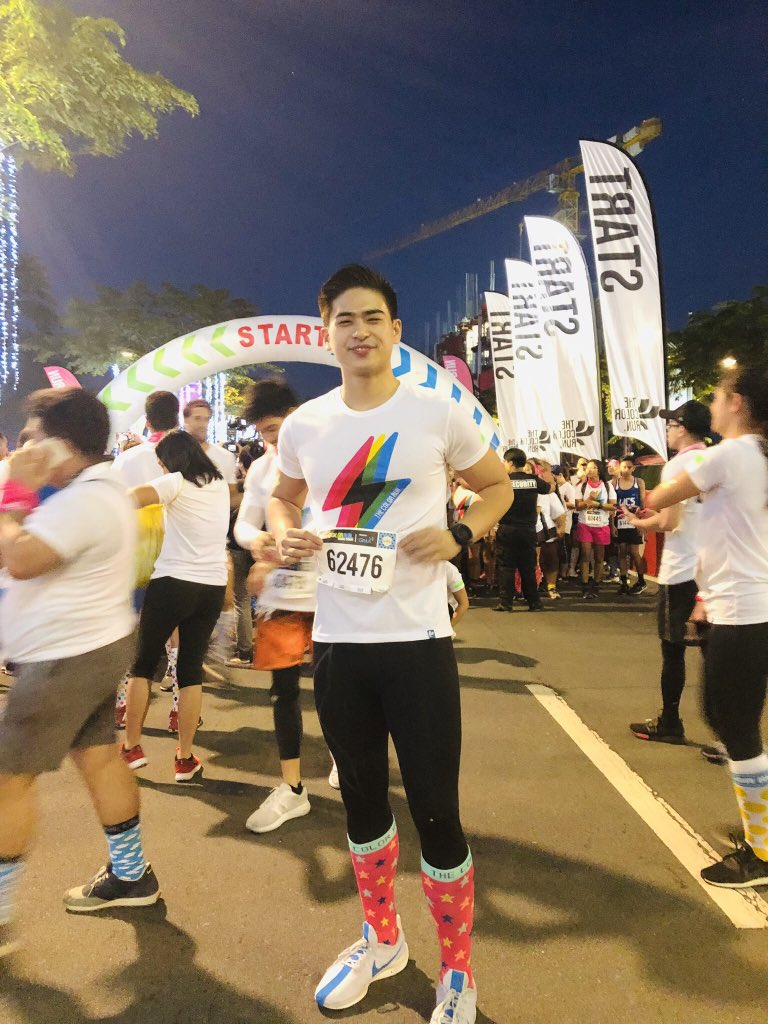 isabelbulatao's tweet photo. Chinito Cutie @NoloPedrosa at #TCRHero2018 β‘οΈπββοΈ #TheColorRunPH #IAmSuper #Happiest5K https://t.co/E6gF9iYB0B
