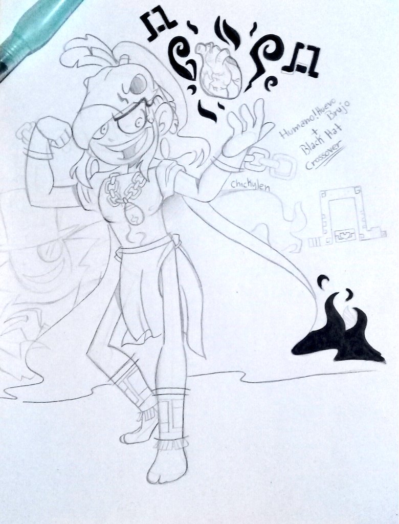 chickylen's tweet photo. Bueno, he aquí un HC Crossover que hemos tenido @LaPatataMeDicen y yo sobre El Huevo Brujo de #HuevosCartoon y #BlackHat de #Villainous. 

Toda la tarde me pasé diseñando en como sería el Huevo brujo siendo humano y al servicio de Black Hat, hehehehehe.

#cartoonNetwork #CN https://t.co/rKRAgiZtYH