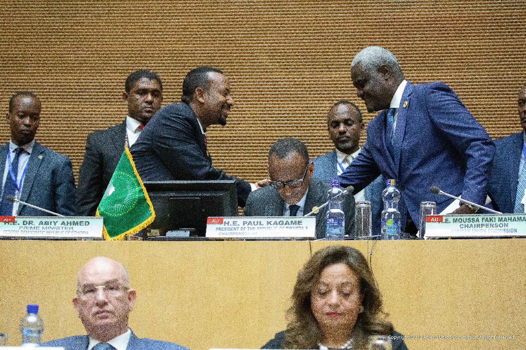 AUC_MoussaFaki's tweet photo. 4/4: The Summit also adopted the mandate of the new AU Development Agency/Nepad to build on the achievements of the @NEPAD_Agency. Its focus will be to ensure that priority continental projects are implemented to to continue offer Member States evidence-based policy advice. https://t.co/jq705LGpgZ