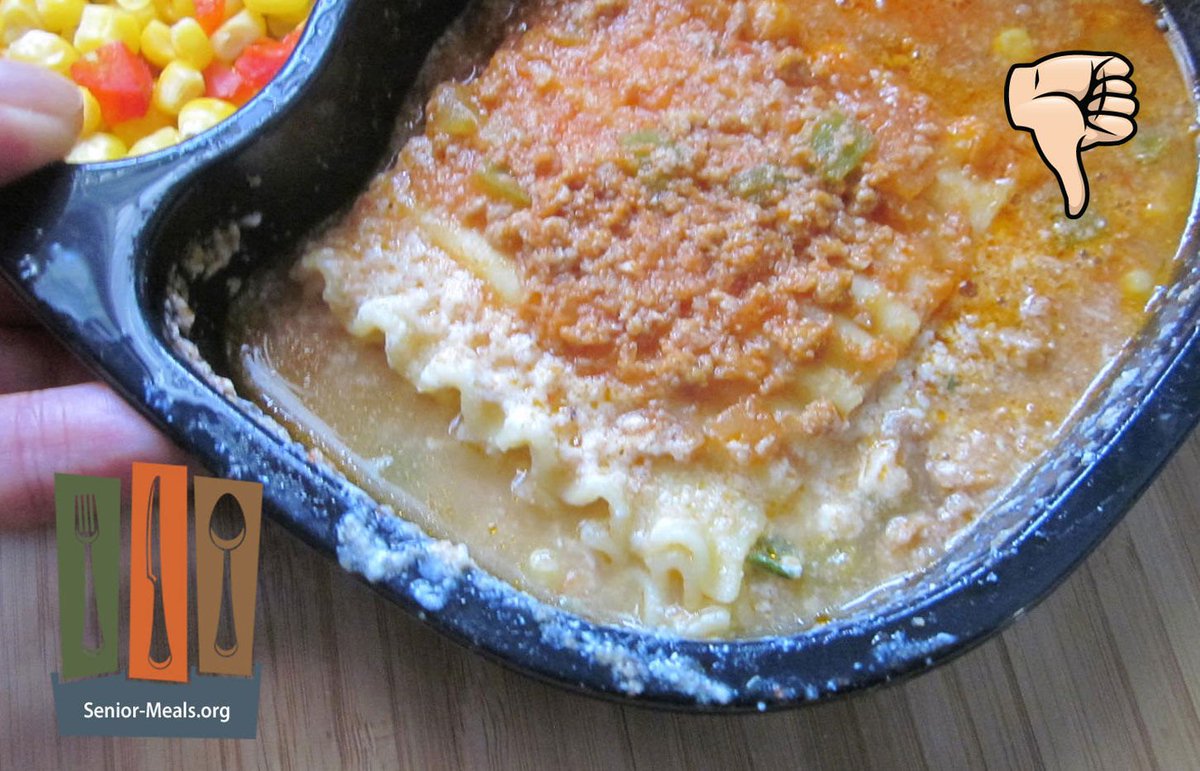 ChefPiquanti's tweet image. Lasagna with Meat Sauce with Mixed Greens, Corn and Peppers - $11.50
Read All of Our Magic Kitchen Reviews at senior-meals.org/Magic-Kitchen
#PreparedMealDeliveryReviews #MagicKitchen #MagicKitchenReviews #MagicKitchen Review