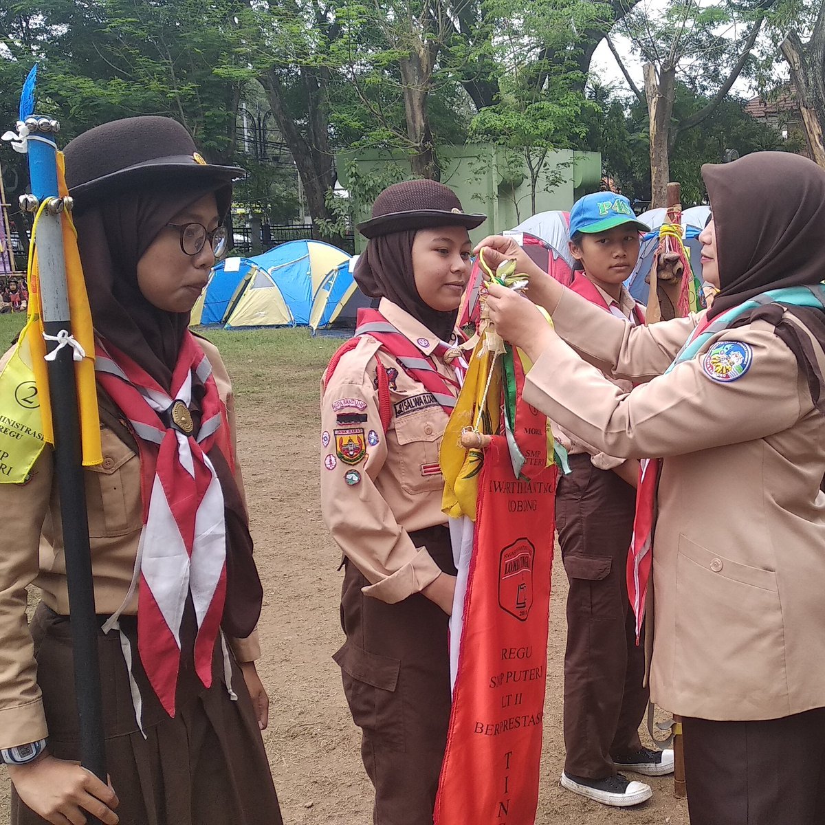 scoutofPANGLIMA's tweet photo. LT3 pramuka Bandung, pemberian wimpel juara 2 phoneografi https://t.co/urXVGKxM7y