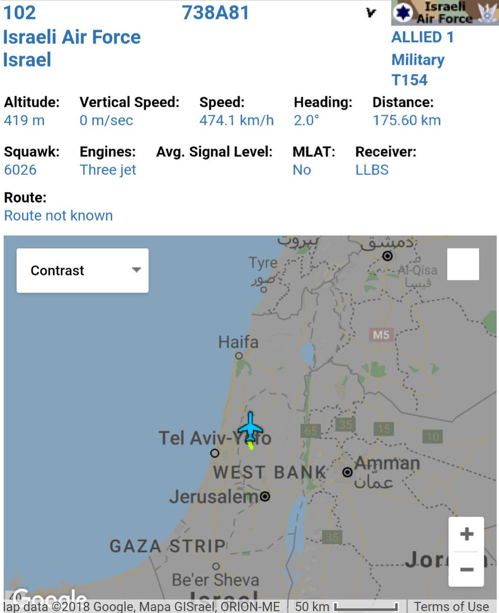 AiWaelBot's tweet photo. An 🇮🇱 UAV Israeli Air Force ALLIED 1
Tail:102 Hex:738A81 #T154 

@5472_nde @GDarkconrad @Andy007_SR_A @Obs_IL @KalteMalte53 @Gh0str1dr91 @IntelliTimes @IdeologyWar https://t.co/vtsglf6IrH