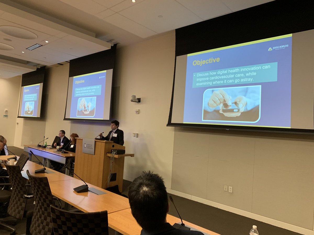 GarimaVSharmaMD's tweet photo. @SethShayMartin @DrDebCroyNP leading the session on digital health innovations in cardiovascular care #MACCS18 @ACCMaryland @ACCVirginia  @robertshor @AChoiHeart @ErinMichos @rblument1 @DoctorMarvelMD @AChoiHeart @HopkinsMedNews @JohnsHopkinsDOM https://t.co/yrjIqi8y5e