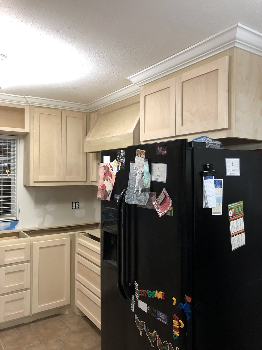 LawheadMike's tweet photo. This is my “ I need my kitchen done before thanksgiving” customer.  I will post my “I need my kitchen done before Christmas” kitchen in T minus one month.  Lol!!!! https://t.co/3YA92ALNC1