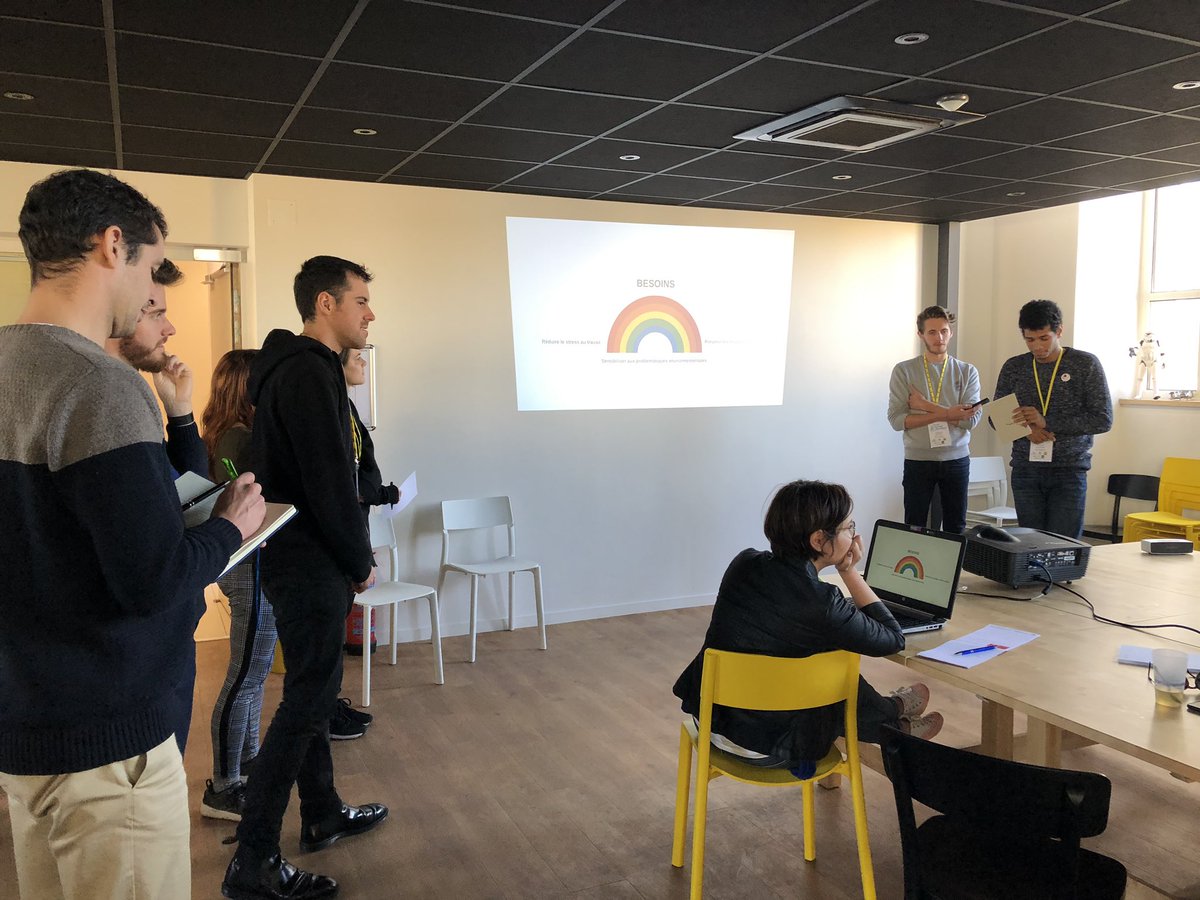 Nos super coach <a href="/mathurin_body/">Mathurin BODY</a> <a href="/GillesROGER2017/">Gilles ROGER</a> <a href="/stephanecoche/">stephanecoche</a> @RECIA_rtoisier <a href="/WeGuideFrance/">We Guide</a> <a href="/Wazashirt/">Wazashirt</a> Raphaëlle et Judit challengent les projets avant la dernière ligne droite avant les pitchs finaux du #swtours #tgsw18