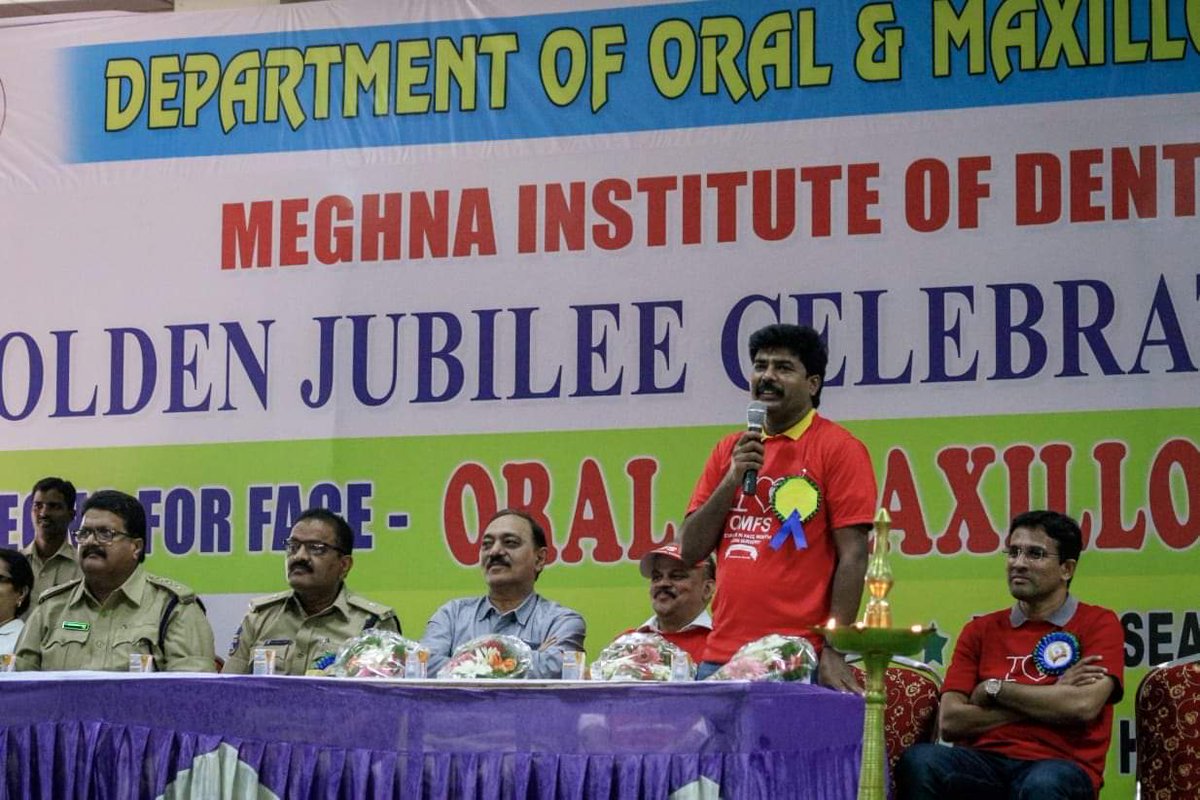 aomsiOfficial's tweet photo. RUN FOR OMFS - An awareness run about “Who we are &amp; What we do” - AN AOMSI initiative 50th Yr - Kanyakumari to Kashmir -  2nd phase -Nizamabad in #Telengana #OMFS #AOMSI #Maxillofacial #ServiceToSociety #RoadSafety #OralCancer @MoHFW_INDIA @PMOIndia @AyushmanNHA https://t.co/wNkbyzkbus