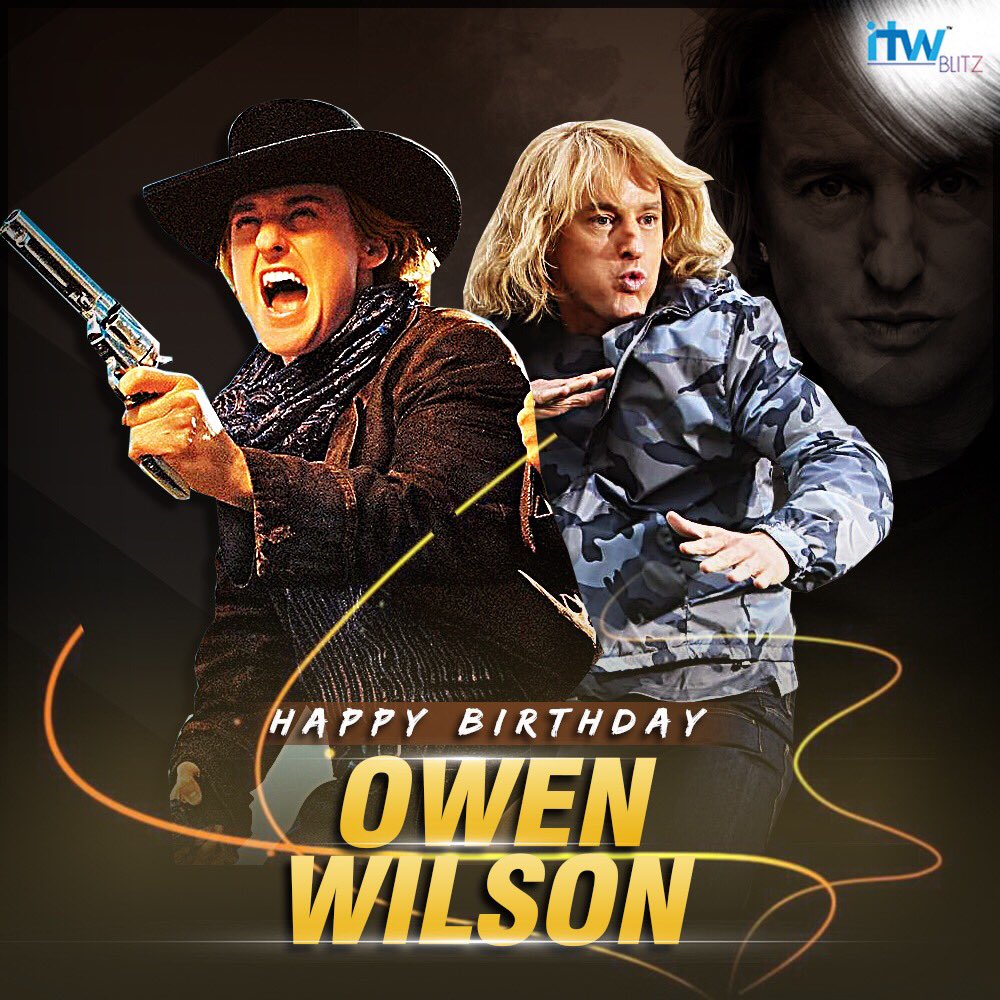 Wishing Owen Wilson a very happy birthday!   