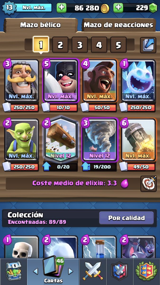 Se vende cuenta de Clash Royale sin cambio de nombre!

PB: 5838
Vic en desafío: 16
Nivel de cartas: 11-12-13

Interesados enviar mensaje, RT se agradece!❣️