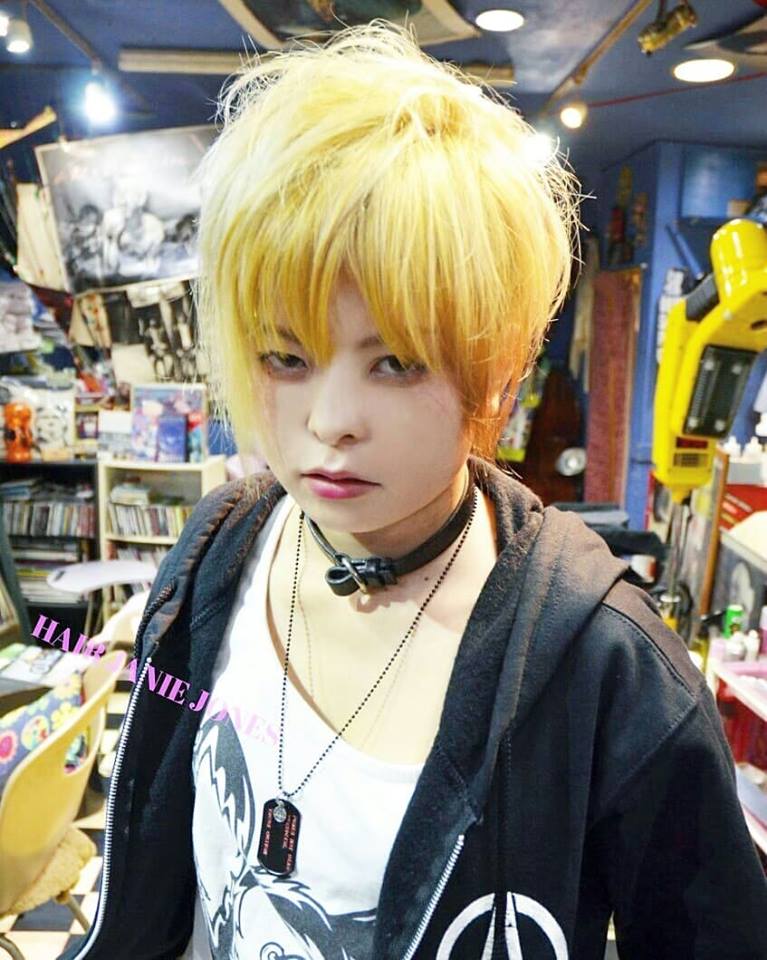 Hair Janie Jones Blonde Burst Girl Nov 18 パンクアイドル 爆裂女子 の零ちゃん 前回のパープルイメージからパンクスピリッツ溢れる金髪ガールにイメチェン イメージはショートヘアのナンシー めっちゃカッコいい Hair Amp Photo By Ken