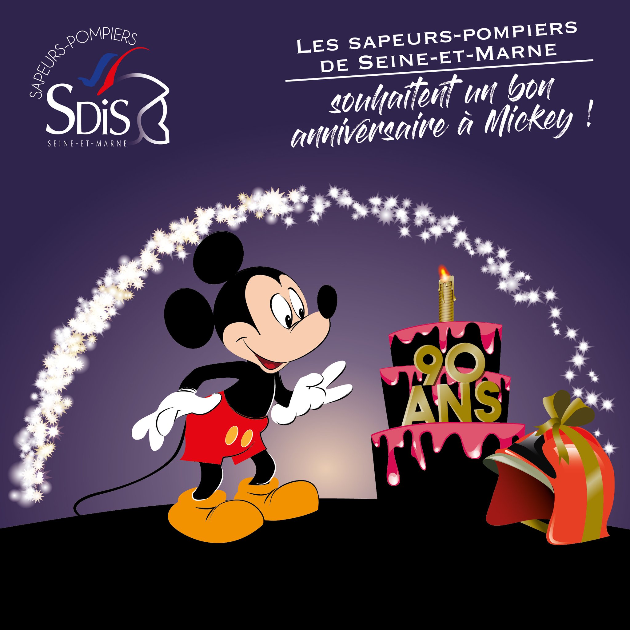 Sapeurs Pompiers 77 Mickey Mouse A 90 Ans Aujourd Hui Le Sdis 77 Souhaite Un Joyeux Anniversaire A Son Camarade Du Departement Mickey90 Mickeymouse Happybirthdaymickey Credit Illustration Lucie Sapeurs Pompiers 77 Mickey Mouse A 90 Ans Aujourd Hui Le Sdis 77 Souhaite Un Joyeux Anniversaire A Son Camarade Du Departement Mickey90 Mickeymouse Happybirthdaymickey Credit Illustration Lucie