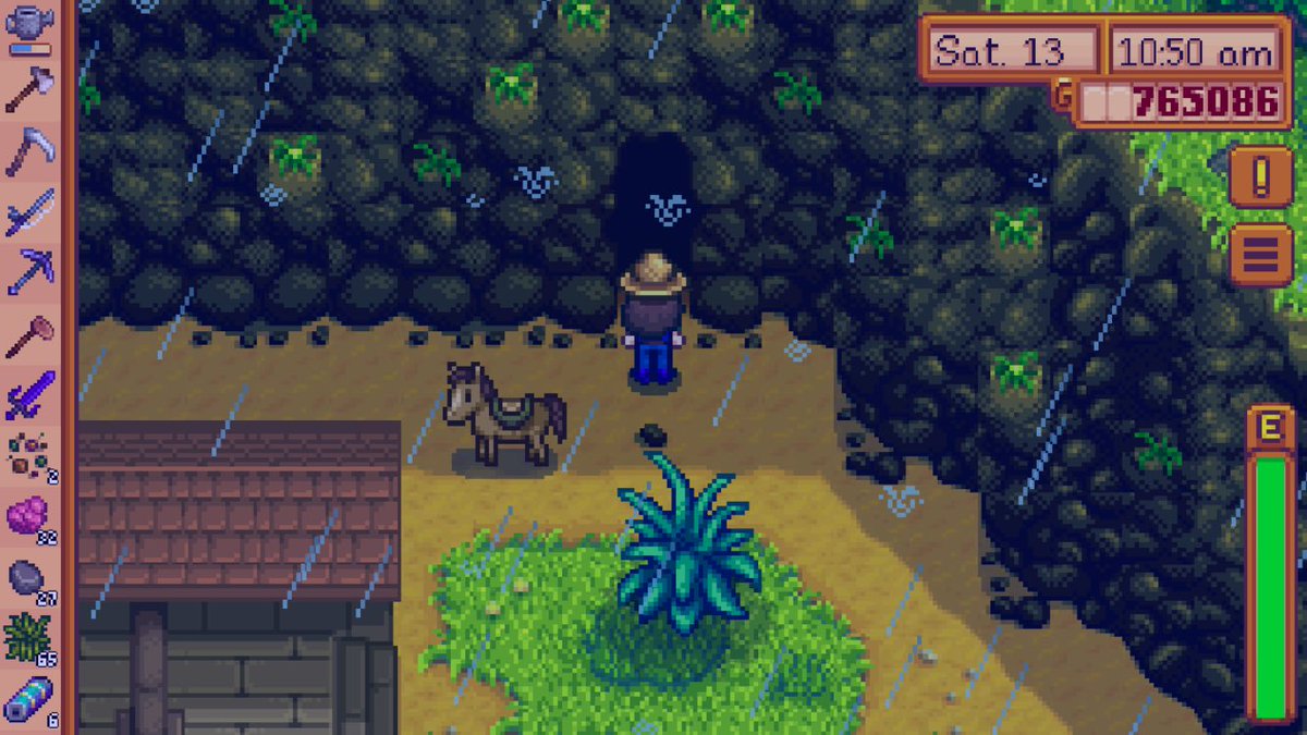 ToonToon_tw's tweet photo. #StardewValley เมื่อทำคอมมูนิตี้เซนเตอร์จบจะมีเควสของพ่อมดคือพ่อมดอยากได้น้ำหมึกที่อยู่กับแม่มดแฟนเก่าก็ต้องทำตามเนื้อเรื่องไปเพื่อเข้าไปบ้านแม่มดด้วยถ้าทำสำเร็จพ่อมดจะเปิด นส ที่สามารถสร้างบ้านจูนิโม้ไว้เก็บพืชผลในฟามเราได้ด้วยนะน่าร้ากกกก https://t.co/zlEDEJ2VcP