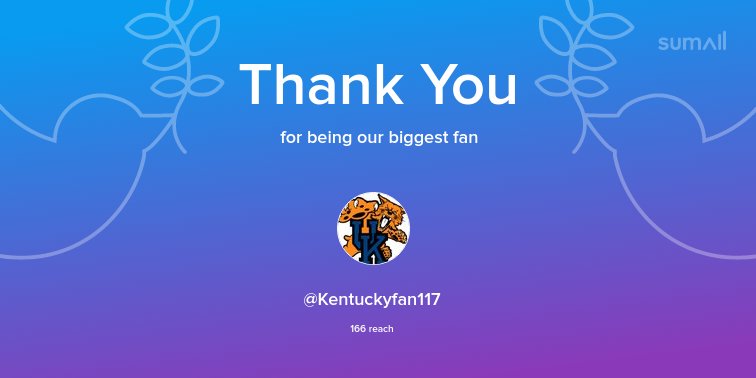 Christiansimsim's tweet photo. Our biggest fans this week: @Kentuckyfan117. Thank you! via https://t.co/ApclRyL41A https://t.co/yb4d90hVvz