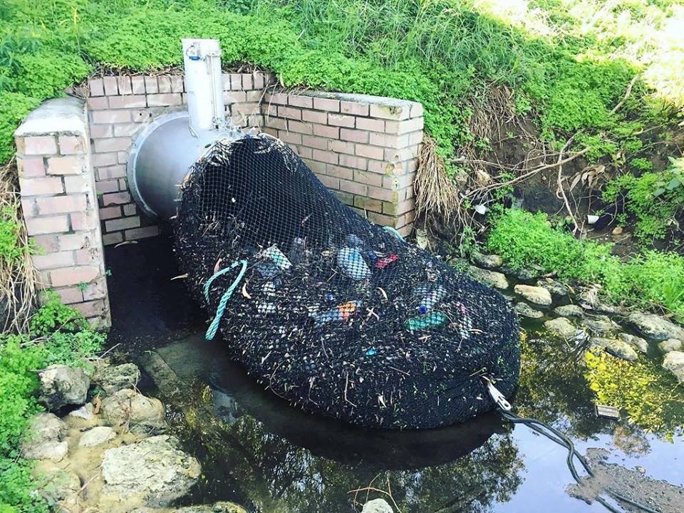 MancPictures's tweet photo. Hello @ManCityCouncil take note what they're doing in Australia, Such a simple &amp; cheap idea but 100% keeps plastic etc entering the Water ways. https://t.co/B94qbe0sgM
