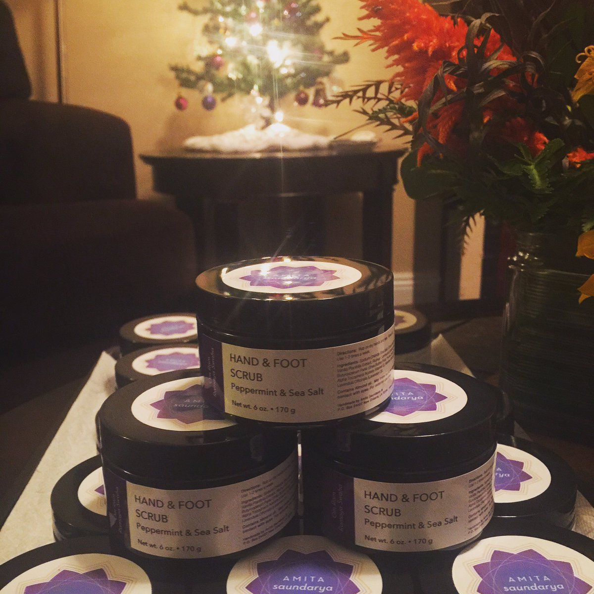 AmitaSaundarya's tweet photo. We’re busy in our workshop making sure you have plenty of #mantra enhanced #aromatherapy #skincare to gift your loved ones with!  True #beauty comes from within. #NOLA #handmade #shoplocal https://t.co/gRoXGLxR4x