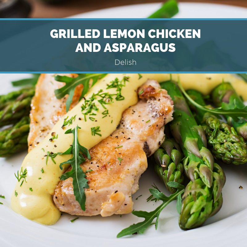 GrandVillaDLA's tweet photo. Dinner doesn't have to take forever! @DelishDotCom shares a 20 minute #recipe for Grilled Lemon Chicken and Asparagus: https://t.co/Bn06XRDz8j #caregiving https://t.co/b1t0rPKa7K