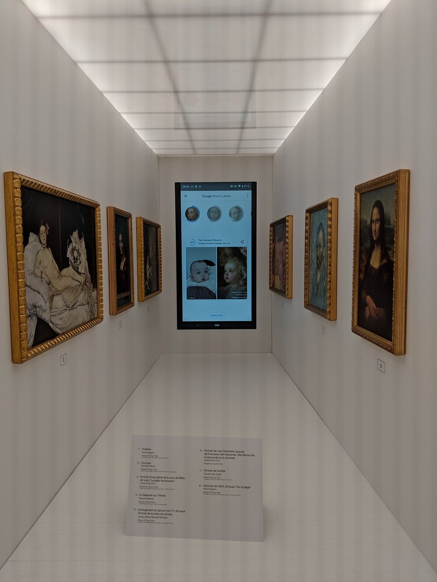 jp_becane's tweet photo. #G7Mois à l'expo #G20Ans de @GoogleEnFrance [Episode 3] : Trouver son sosie grâce à #GoogleArtSelfie et faire son entrée au musée 😍 https://t.co/Sk38uPyRmE