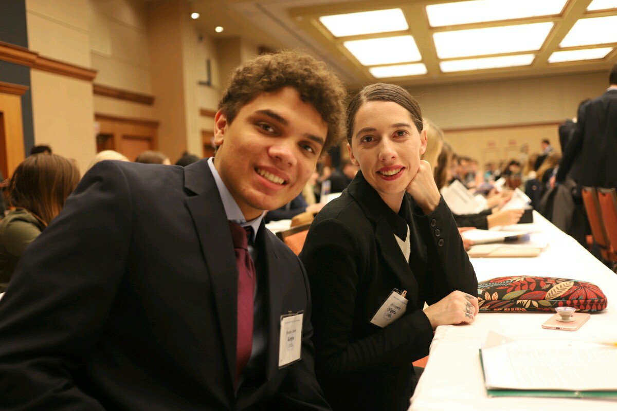 genXprofessor's tweet photo. #JCCC Model UN at #AMUN2018  Opening Ceremony and Rules Session @ModelUNjcccedu @JCCCStudentLife @JCCCtweet https://t.co/NY33lTwg22