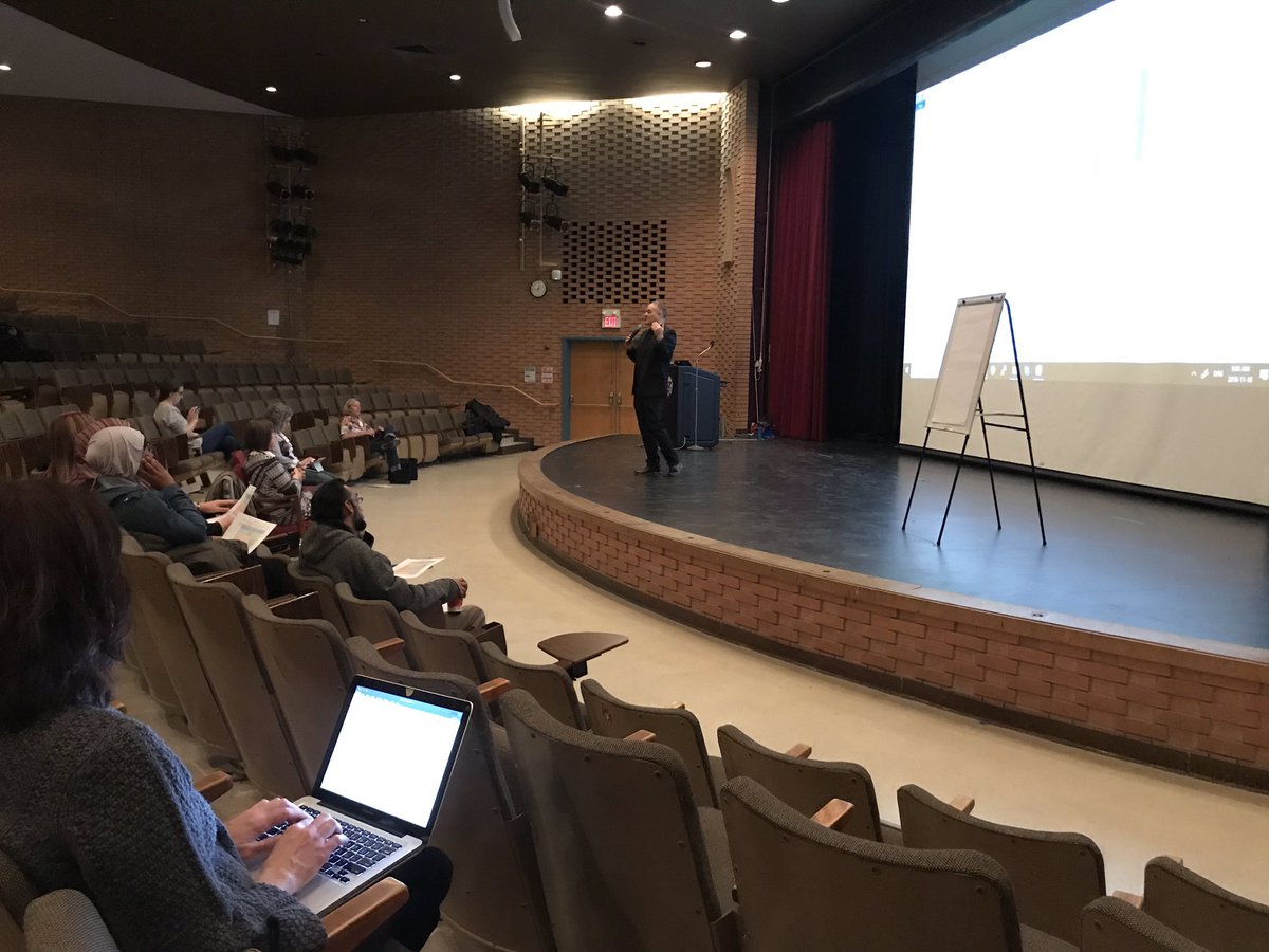 JUMP_Math's tweet photo. Diving deeper into instructional practices today! PD for K-2, 3-5, 6-8 @johnmighton setting the stage #JUMPMath #MathEd2018 #mathed @WesternU https://t.co/GGJvFWnax6