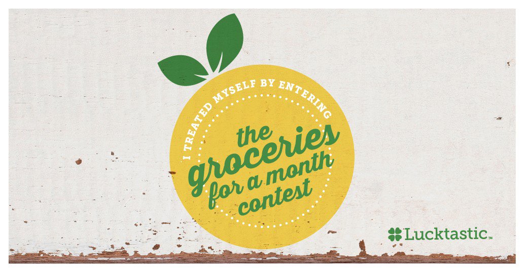 Lucktastic could provide me with a month of free groceries! lucktastic.com/twShareFunnel