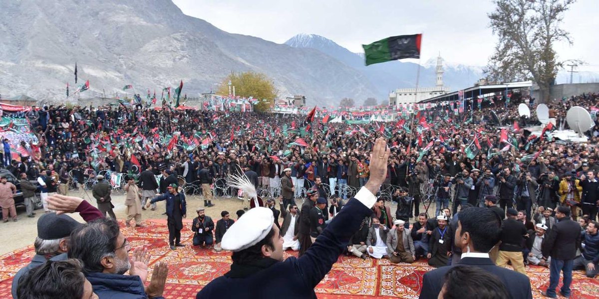 BBhuttoZardari's tweet photo. Thank you Gilgit! For the amazing welcome and the overwhelming love shown on my first visit to your spectacular home. Together we will continue the struggle for your rights. And for a peaceful, prosperous and progressive #Pakistan #GilgitBhuttoKa https://t.co/XG7yGPF1mF