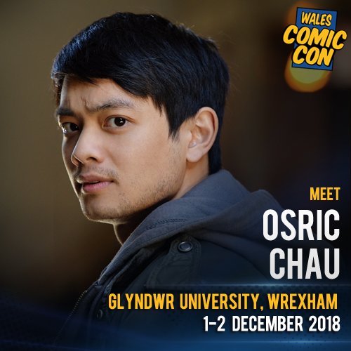 NEW MEDIA GUEST #WCC2018 - Osric Chau #Supernatural #DirkGently