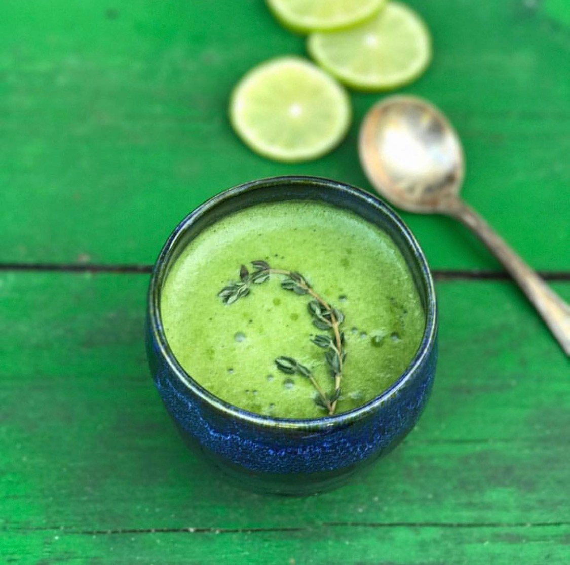 BoneBrewhouse's tweet photo. Thyme + #bonebroth + spinach + booze = a yummy cold and cough cure brothtail. https://t.co/tq7XyyK3Dl #brothtail #coldandfluseason https://t.co/JAJGh1F5YY