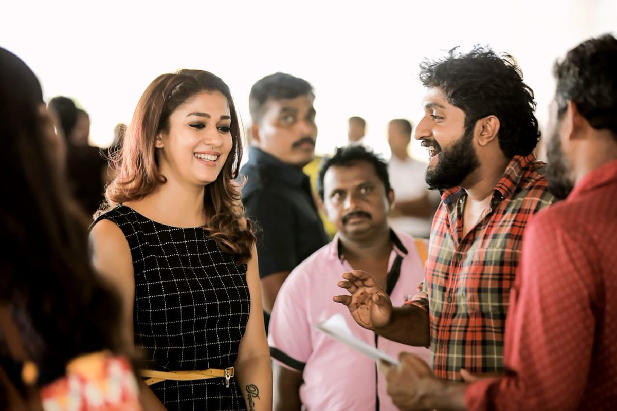 AjuVarghesee's tweet photo. Shobha and Director !!!
@NayantharaU #LoveActionDrama https://t.co/D88NN6uLUA