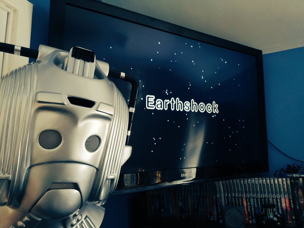 DaveLadkin's tweet image. I couldn't make it to @BFI screening of #earthshock yesterday, so I improvised...