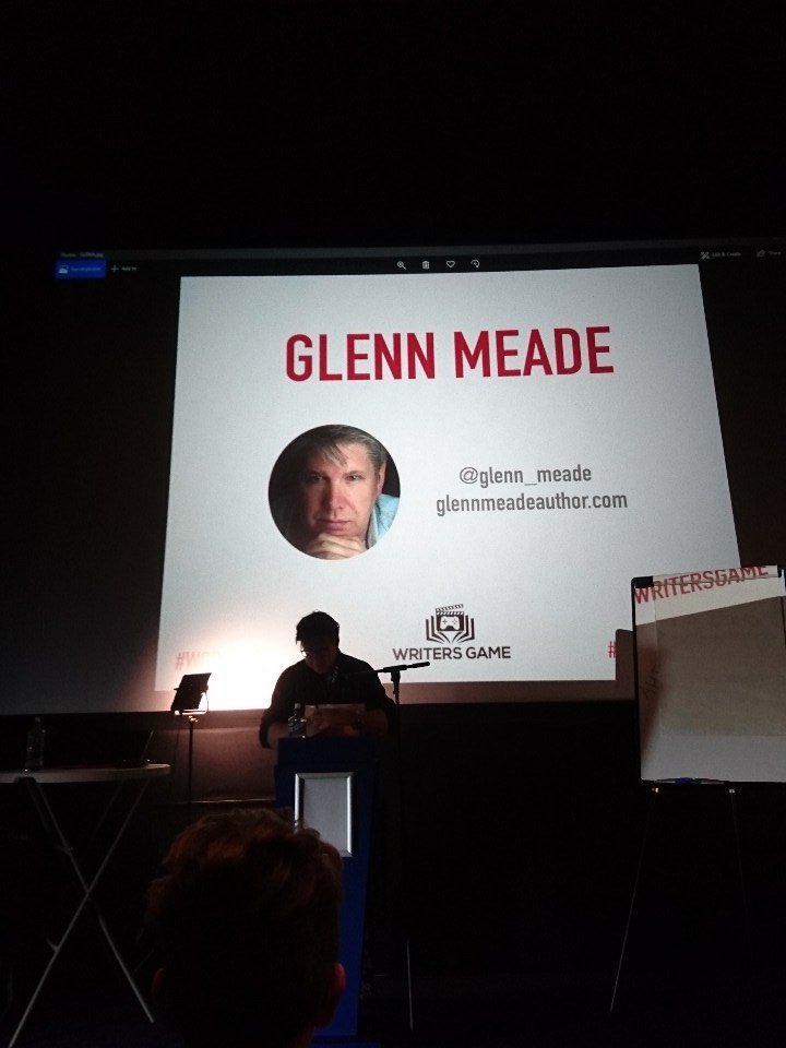 su__me's tweet photo. "Plot is verb. It's happening. It implies action and movement."
@glenn_meade 
#WGDUB18 #WRITERSGAME

@writersgame https://t.co/hpi1ld5PGB