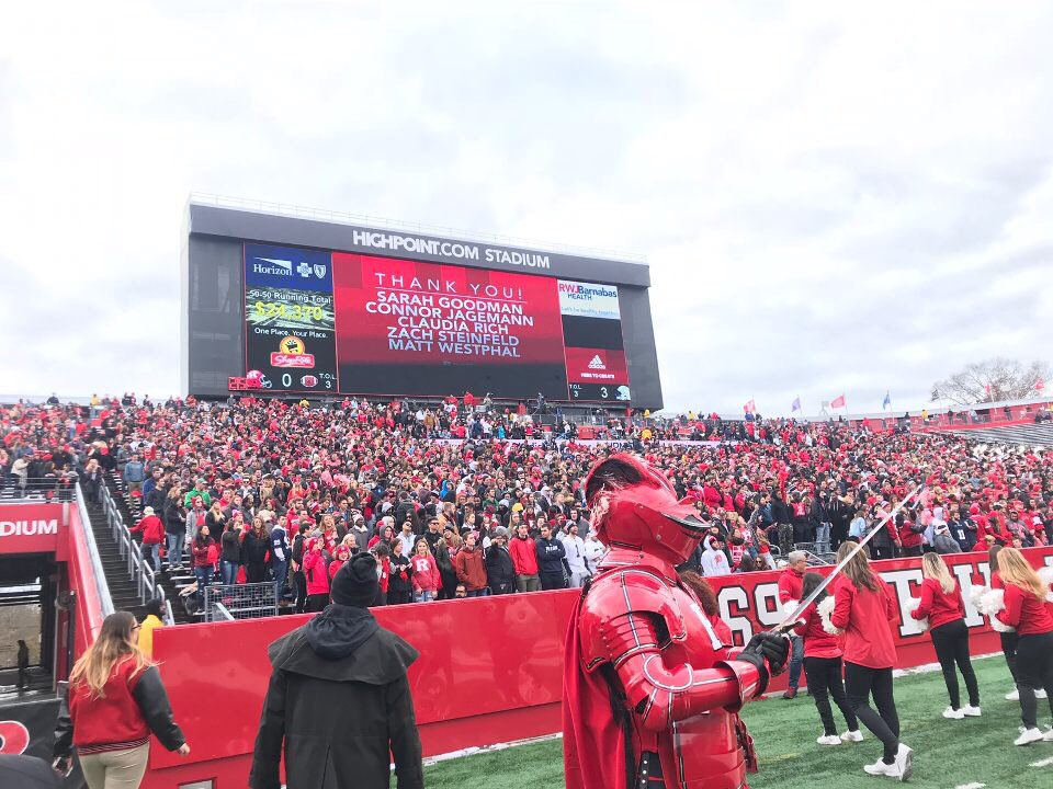RobertRoselli's tweet photo. A huge THANK YOU you goes out to everyone who played a role in the @RFootball Gameday Production this season. True professionals across the board working hard each week to  create the best possible atmosphere &amp; show 👏🏻👏🏻👏🏻 #GoRU https://t.co/XBIXWTYMxT