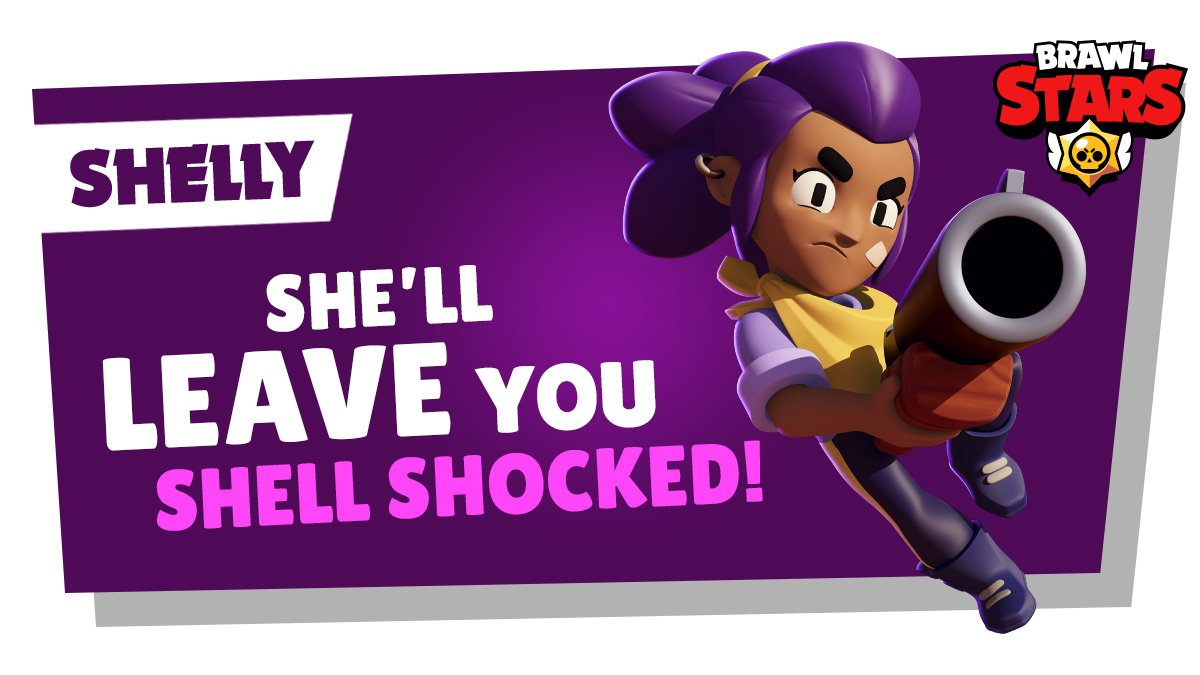 Brawl Stars En Twitter Introducing Shelly - dibujo de selly brawl stars