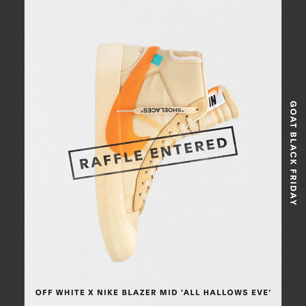 deeexavier's tweet photo. Enter the #GOATBlackFriday Raffle for your chance to win the most coveted sneakers and other prizes. @goatapp https://t.co/2ATpALffUU https://t.co/rn4pp8QdbI