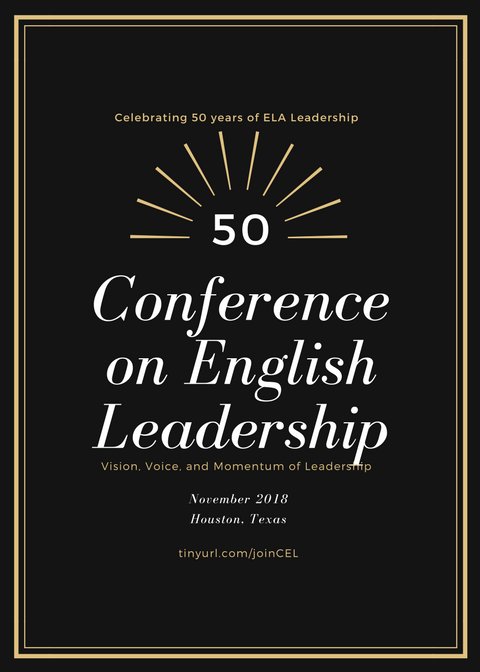 ncte_cel's tweet photo. We are so excited that #CEL18 kicks off today at 2 pm! We can't wait! https://t.co/Gh8QRUrBN3