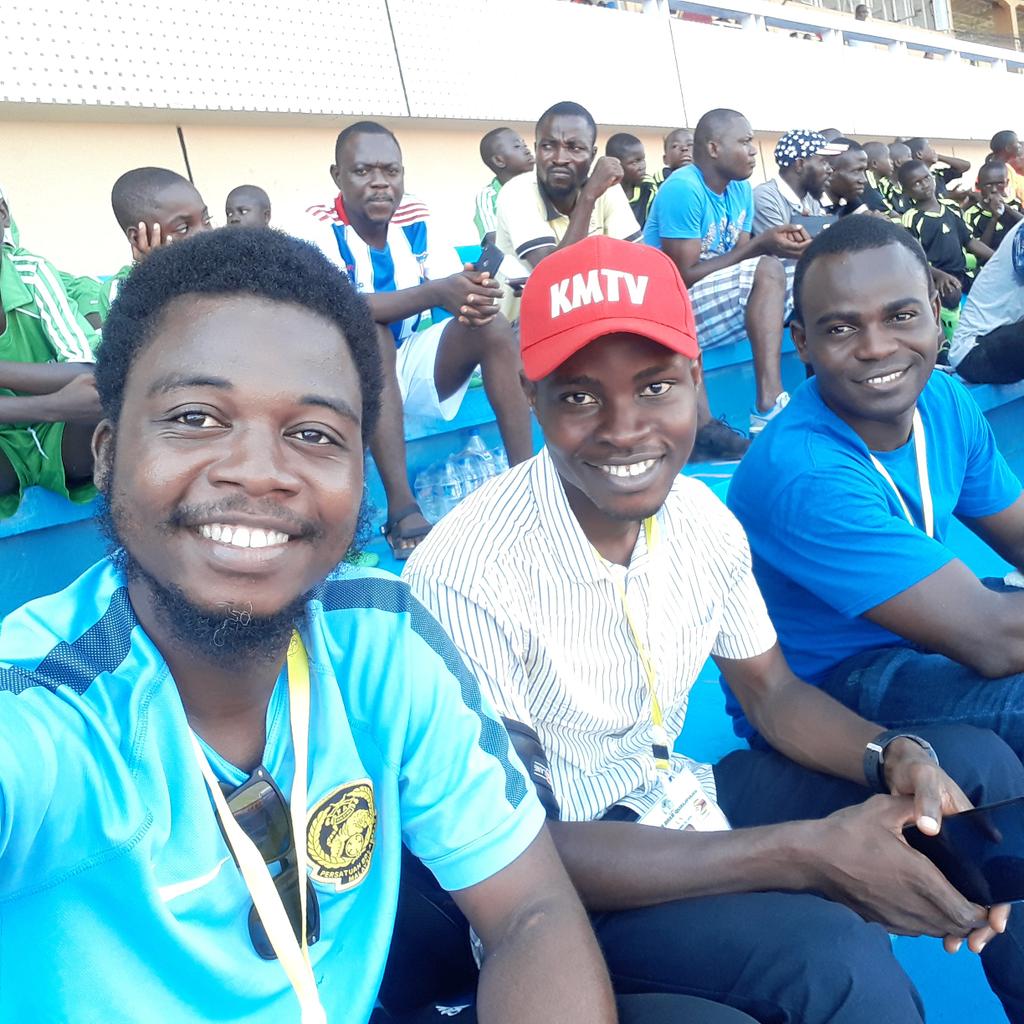 WesleyKla's tweet photo. With the Boyz at the SKD Stadium awaiting #Liberia and #Zimbabwe #AFCON2019Q.
#BushChicken #LiberianObserver #KMTV #DucorSports #PrimeFM #MCCTV https://t.co/pVy2n78J5d