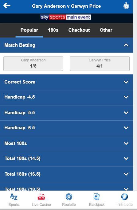 Betfred's tweet photo. Will it be a 🏴 Scottish or a 🏴 Welsh name that goes on the Grand Slam trophy tonight?
Here we go 💥
1/6 Anderson
4/1 Price
#GSODFinal #GSOD18 #lovethedarts
👉 Bet in-play https://t.co/bFz1shWE6N https://t.co/fwXvSjWDL0