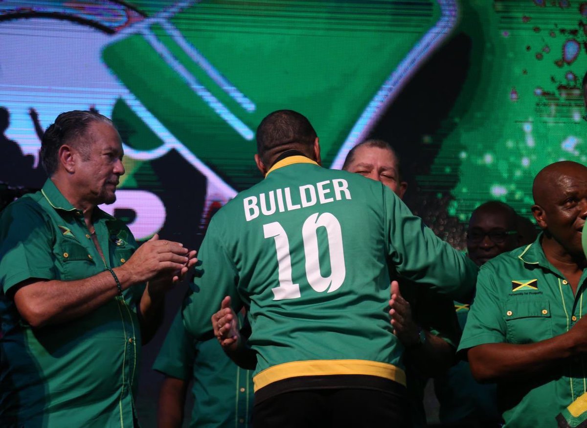 fadazuks's tweet photo. Sorry my twitter family that I couldn’t get the shots of the thousnds outside arena 
#JLP75th 
#JLPConference https://t.co/mNuU1uXSea