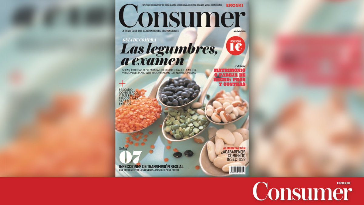 eroskiconsumer's tweet photo. ����📋 ¿Todas las legumbres son iguales? No te pierdas el estudio que hemos realizado en el número de noviembre de la #RevistaConsumer, comparando 82 variedades.
▶ https://t.co/j5nDI3XCSG
#ConsumerEroski #ActualidadConsumer https://t.co/Ys5SQenkKH
